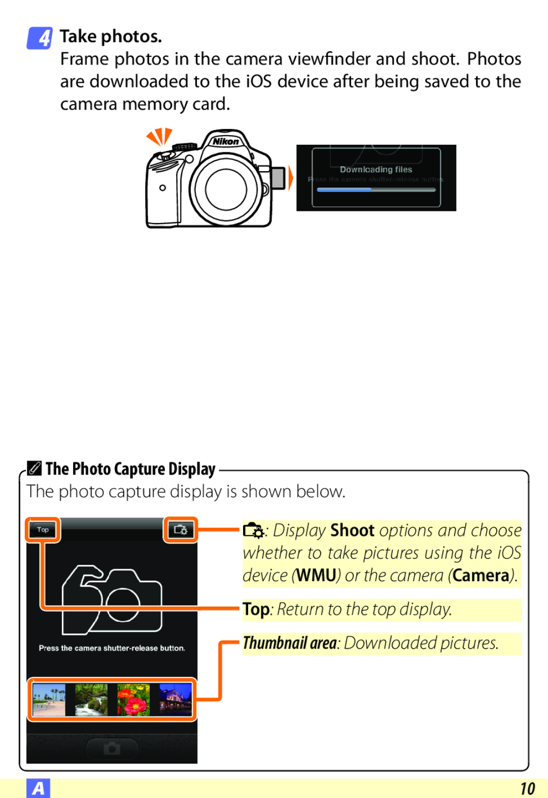 Nikon S6500, D600, SS200, S9500, COOLPIX:PS20, S6600, P330, AW110 user manual Take photos,  The Photo Capture Display 